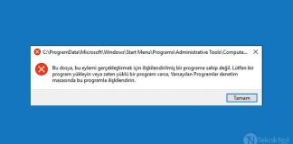 Bilgisayarım Yönet Çalışmıyor Çözümü