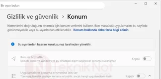 Windows 11 Konum Bu ayarlardan bazıları kuruluşunuz tarafından yönetilir